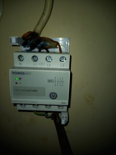 Reseña fotográfica del contactor eléctrico Spot 63A