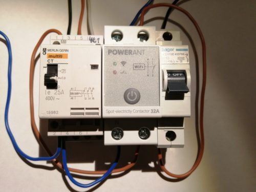 Reseña fotográfica del contactor eléctrico Spot 32A